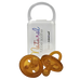 NATURAL RUBBER SOOTHER ROUND DUMMY | TWIN PACK