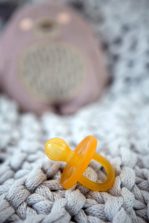 NATURAL RUBBER SOOTHER ROUND DUMMY | TWIN PACK