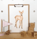 Delilah the Deer - Animals Nursery Art Prints by Jo Collier