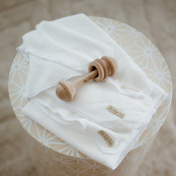 Parent's Choice Infant Burp Cloths 3 Pack Sloths New In Package - Foto 3